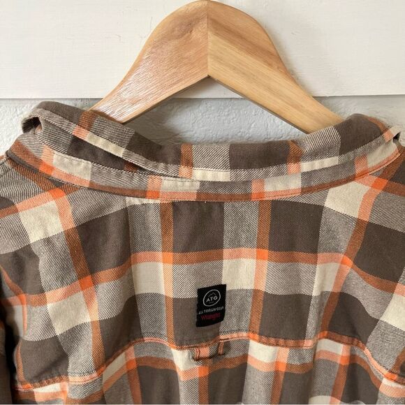 Wrangler All Terrain Gear Men's XXXL Flannel Shirt - Picture 6 of 7